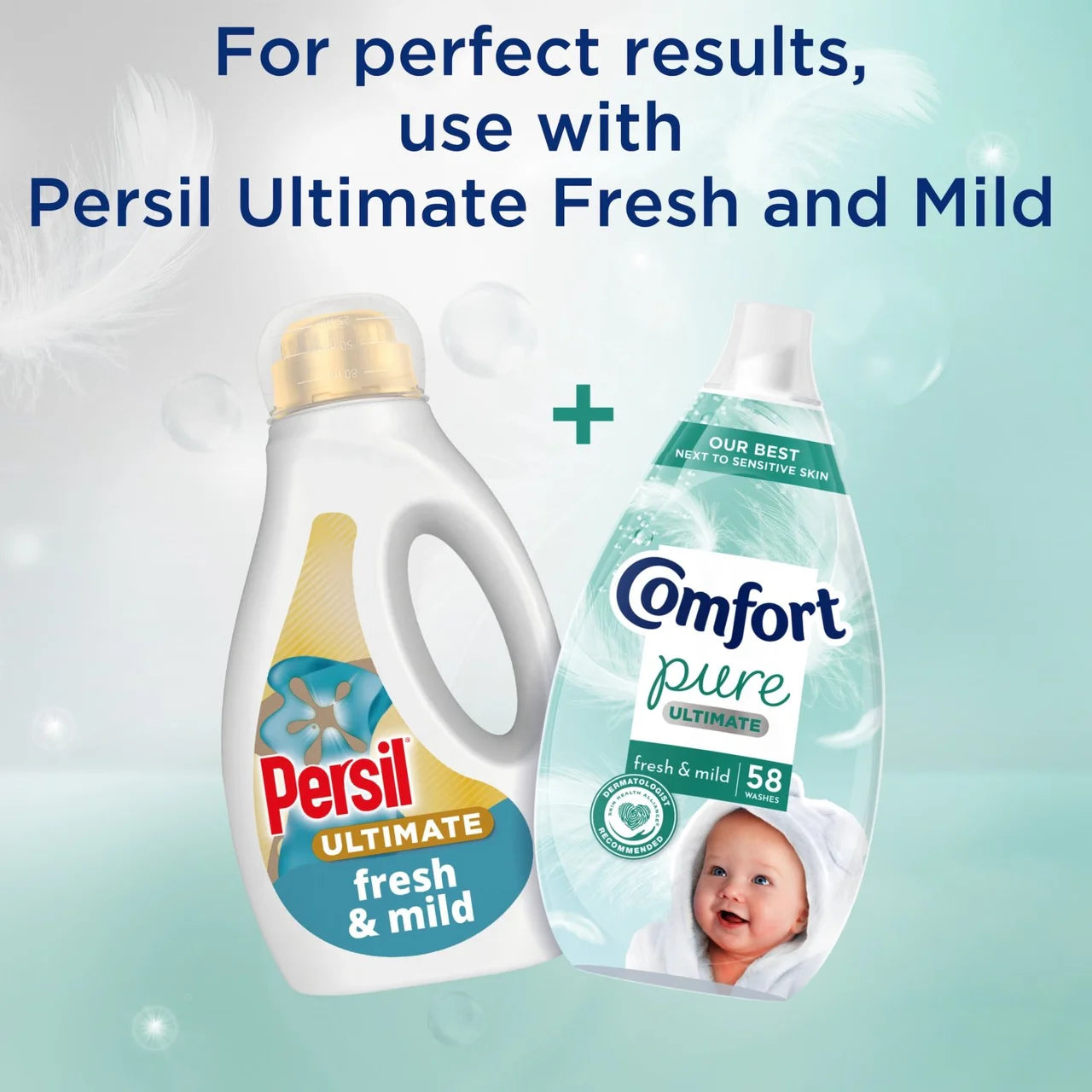Comfort Pure Ultimate Fresh & Mild UltraConcentrated Fabric Conditioner 58W 870ml