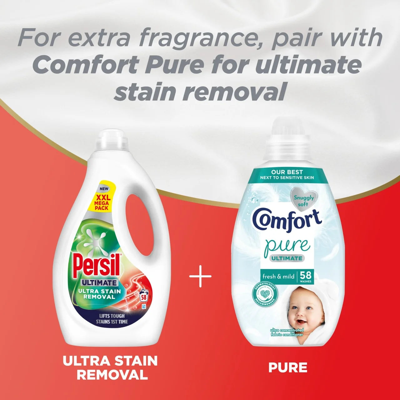 Persil Bio Ultimate Extra Stain Removal Washing Liquid 58 Wash 1600ml