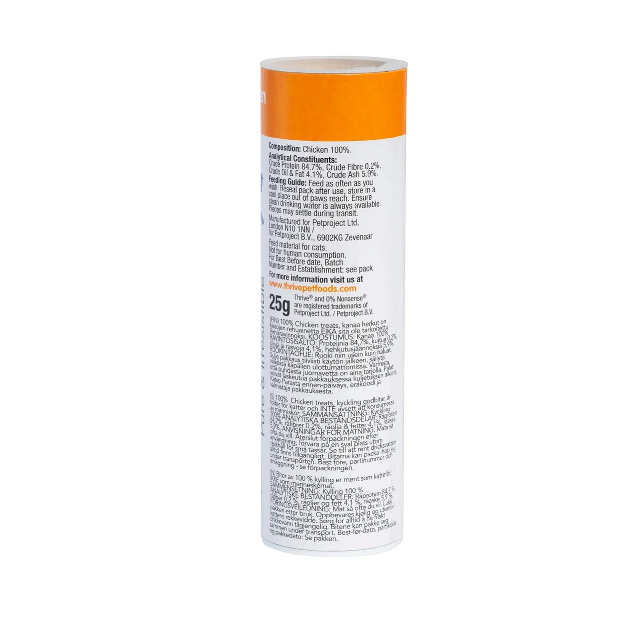 Thrive 100% Chicken Cat Treats 25g