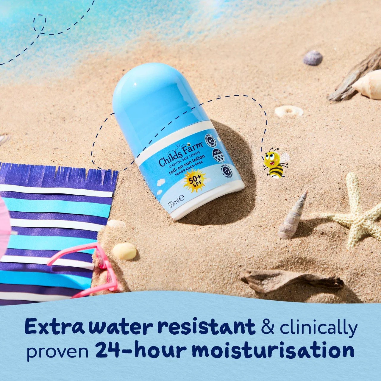 Childs Farm 50+ SPF Roll-On Sun Lotion 50ml