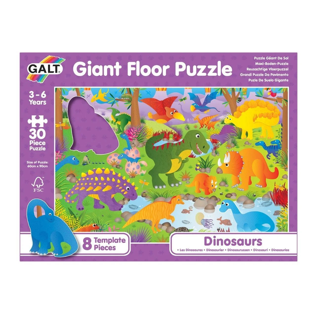 Galt Dinosaurs Giant Floor Puzzle