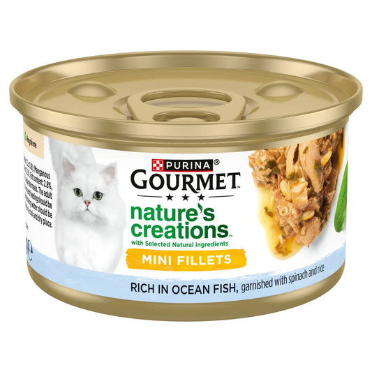 Gourmet Nature's Creations Ocean Fish Wet Cat Food 85g
