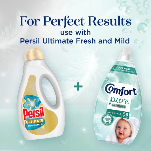 Comfort Pure Ultimate Fresh & Mild UltraConcentrated Fabric Conditioner 58W 870ml