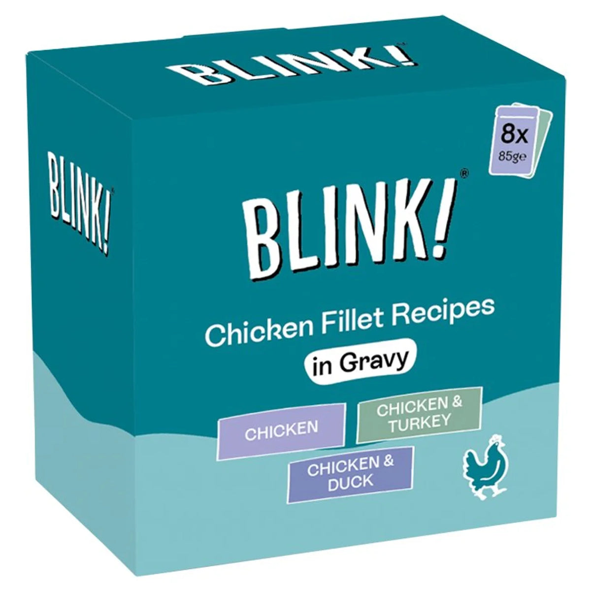 Blink! Chicken Fillets Selection In Gravy Multipack 8 x 85g