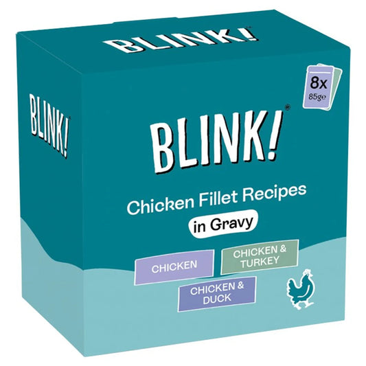 Blink! Chicken Fillets Selection In Gravy Multipack 8 x 85g