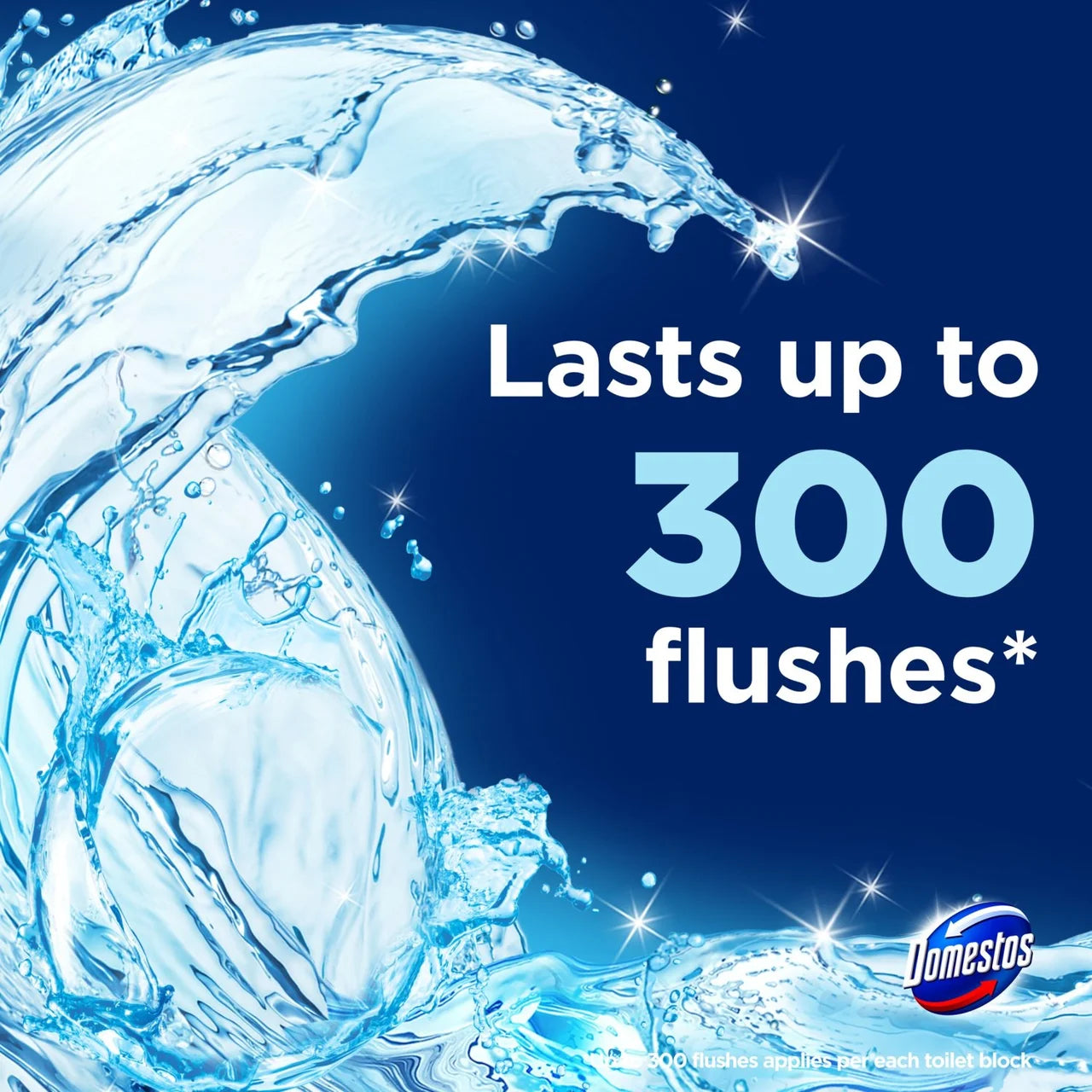 Domestos Power 5 Toilet Rim Block Ocean 2 per pack