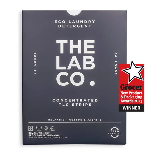The Lab Co. Laundry Detergent Sheets Non Bio Relaxing Scent 64 Loads