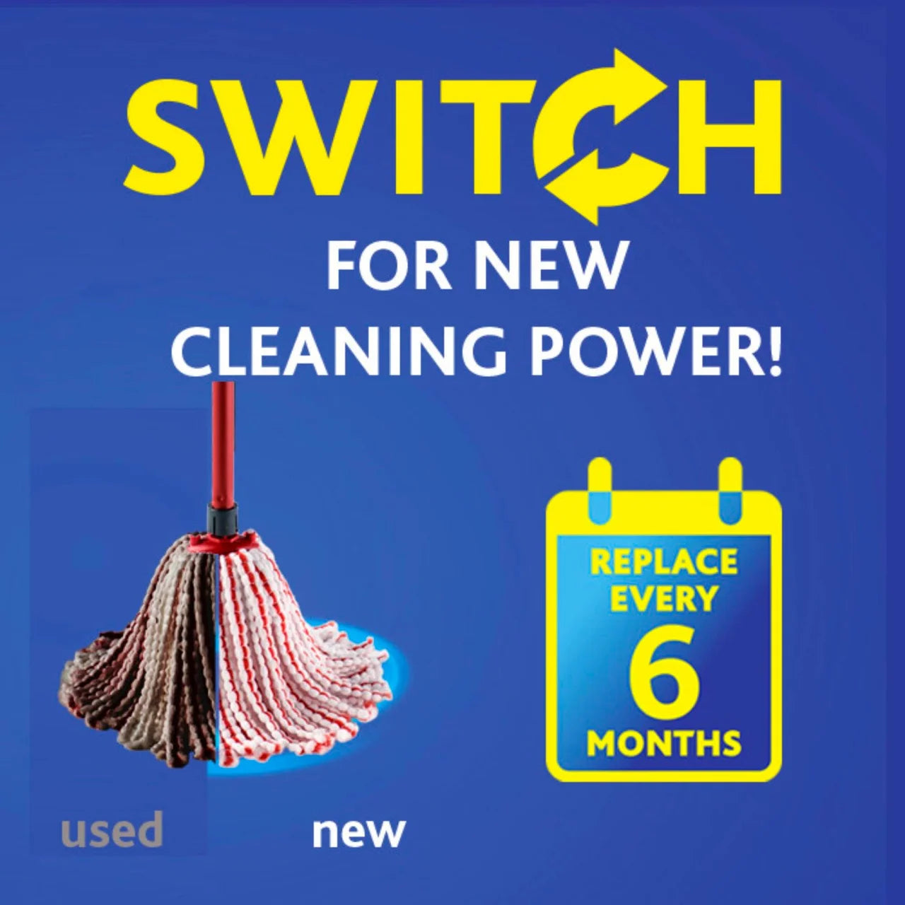 Vileda SuperMocio Microfibre & Power Refill