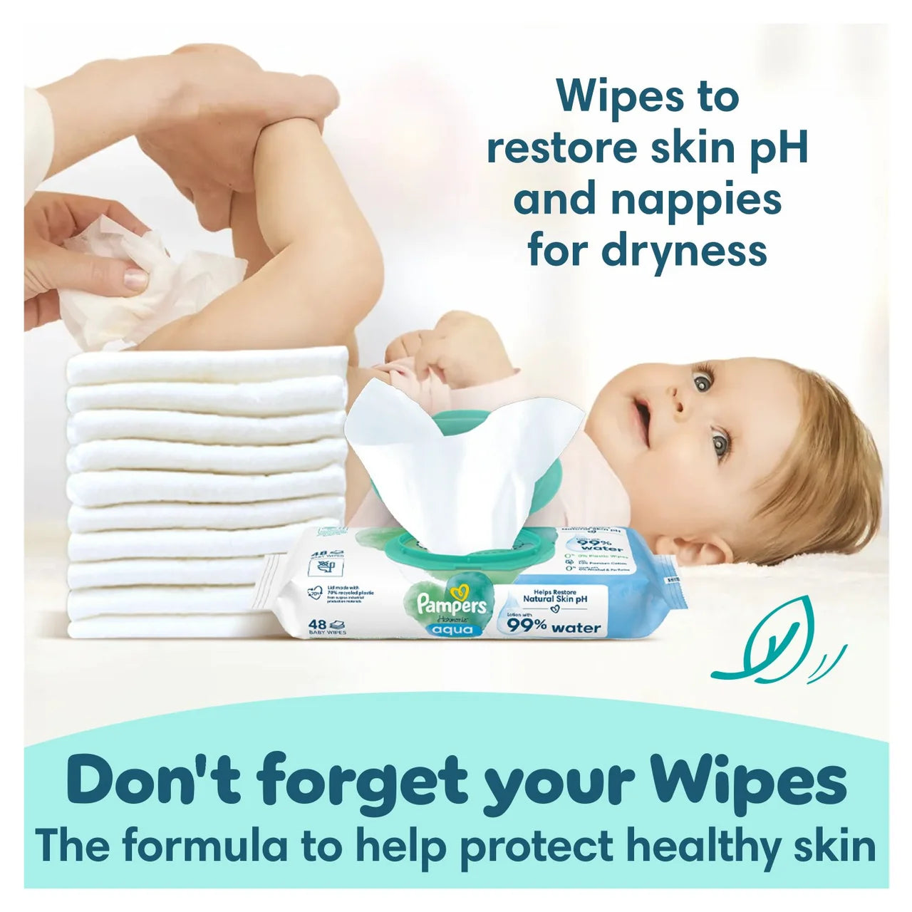 Pampers New Baby Nappies, Size 3 (6-10kg) Jumbo+ 70 per Pack