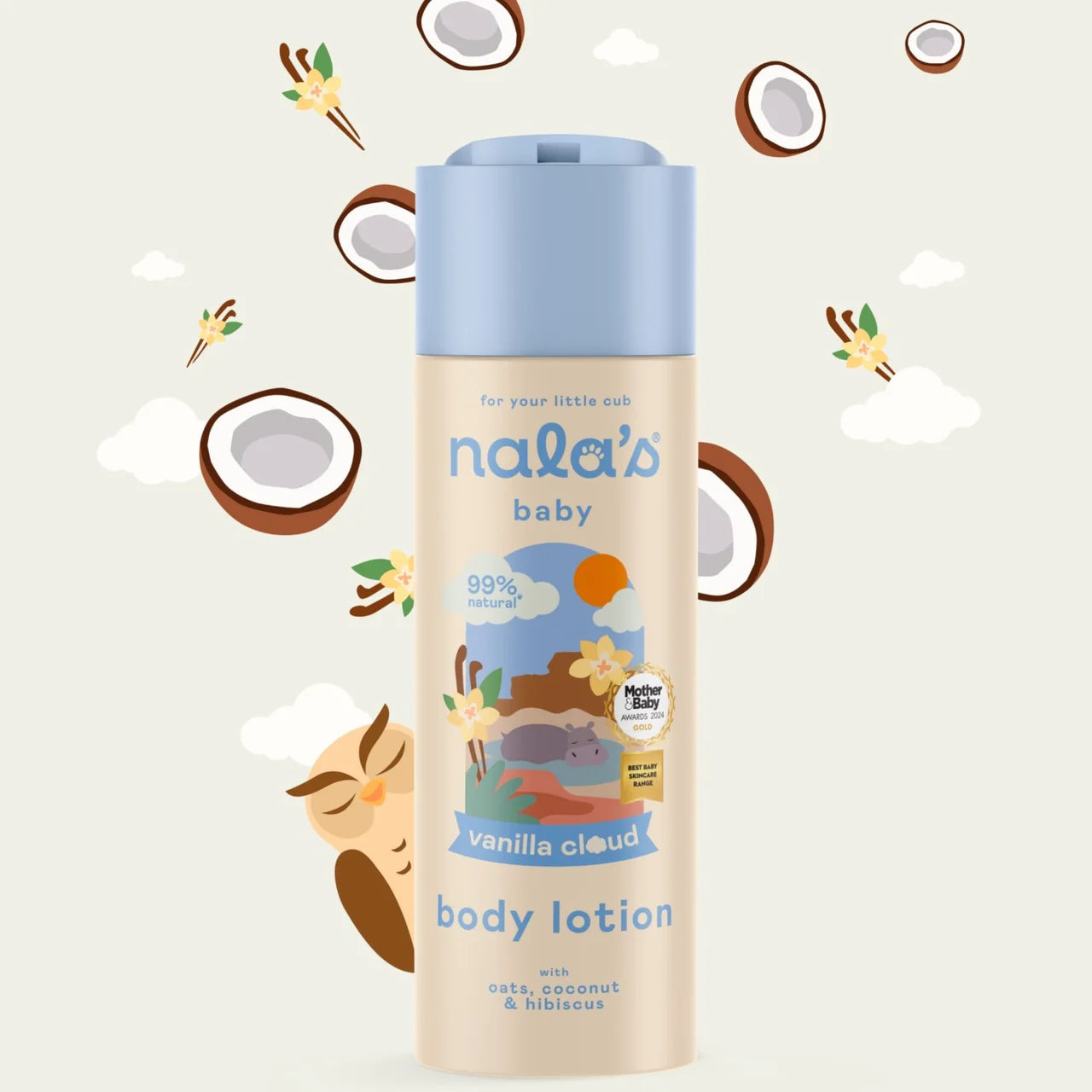 Nala's Baby Body Lotion Vanilla Cloud 200ml