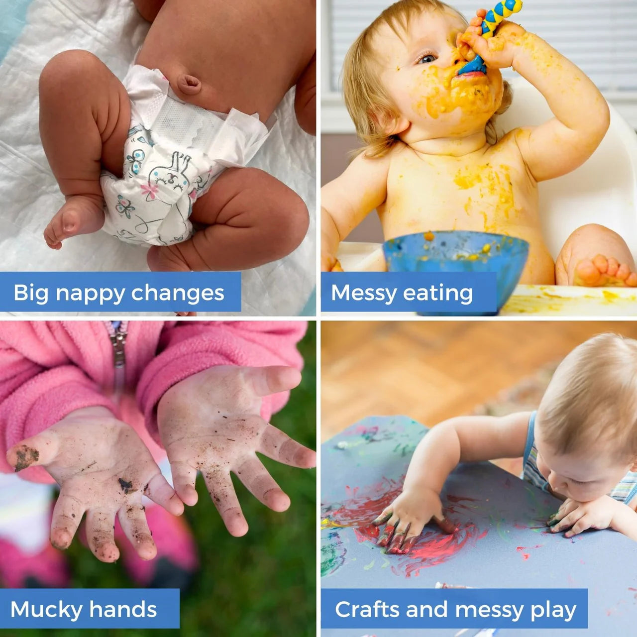 Mum & You OneWipe Extra Large Biodegradable Wet wipe 40 per pack