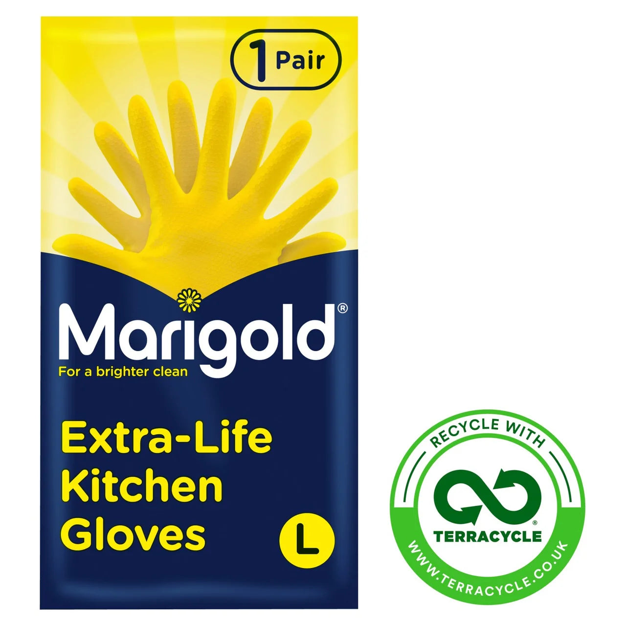 Marigold Extra Life Kitchen Gloves L 1 pair