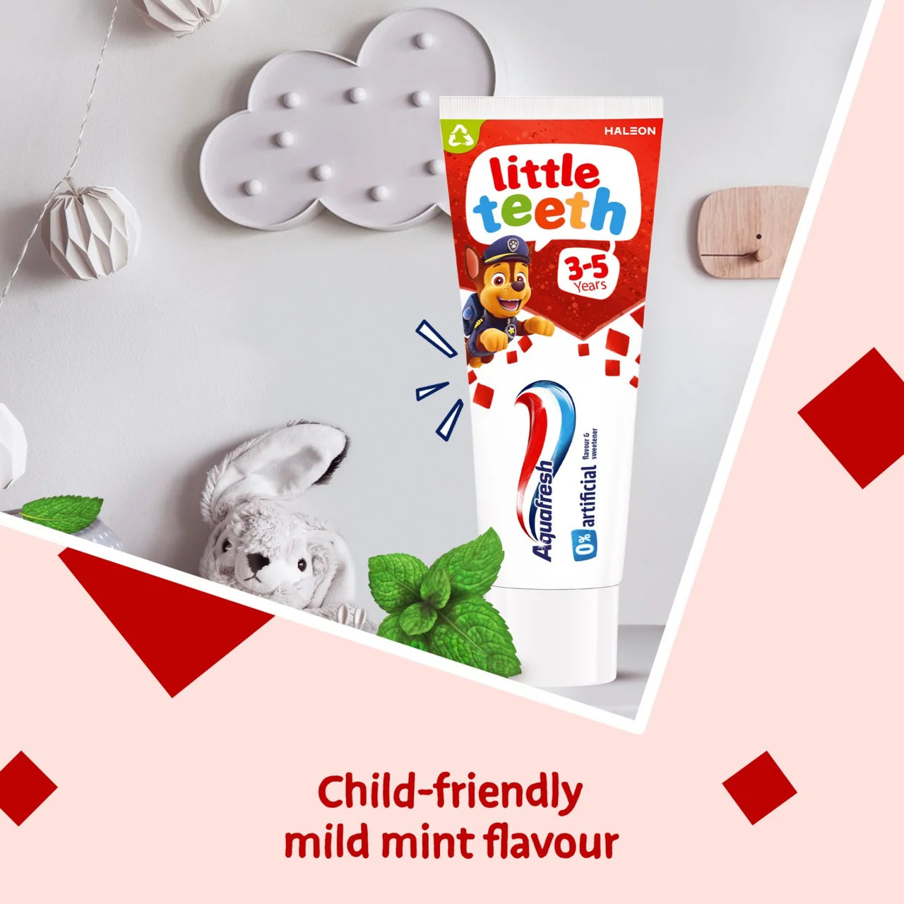 Aquafresh Kids Paw Patrol Little Teeth Toothpaste 3-5 years 75ml