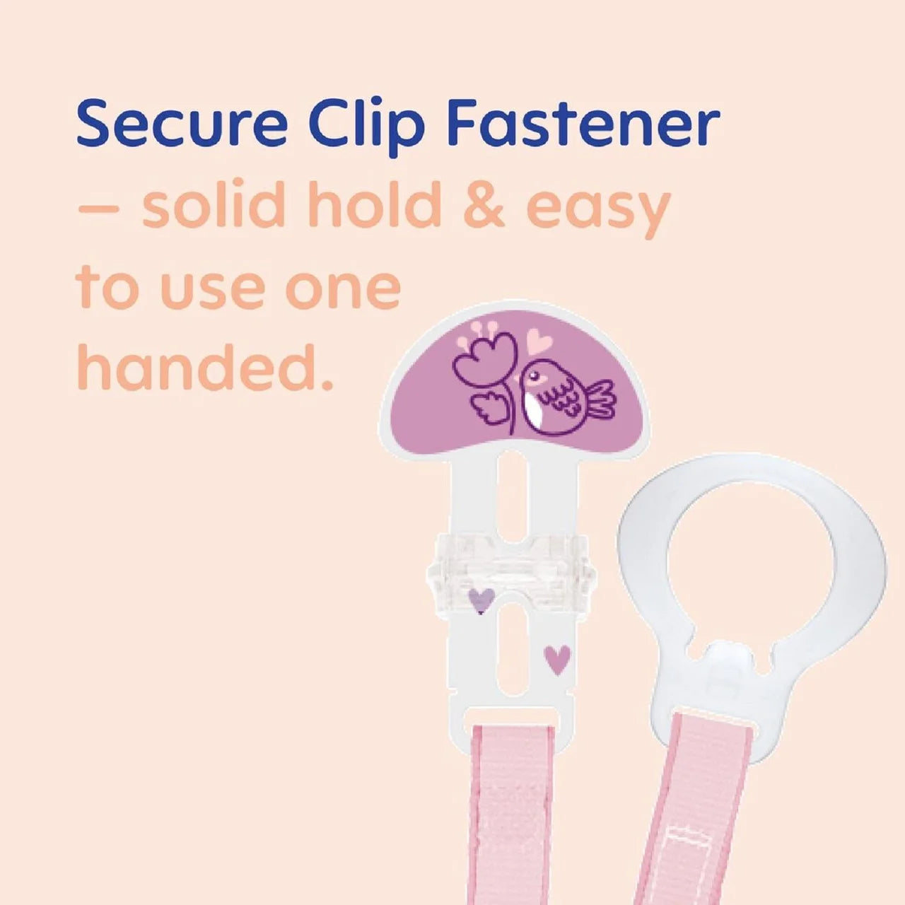 MAM Soother Clip Double Pack - Unisex