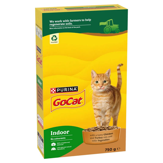Go-Cat Indoor Chicken Dry Cat Food 750g