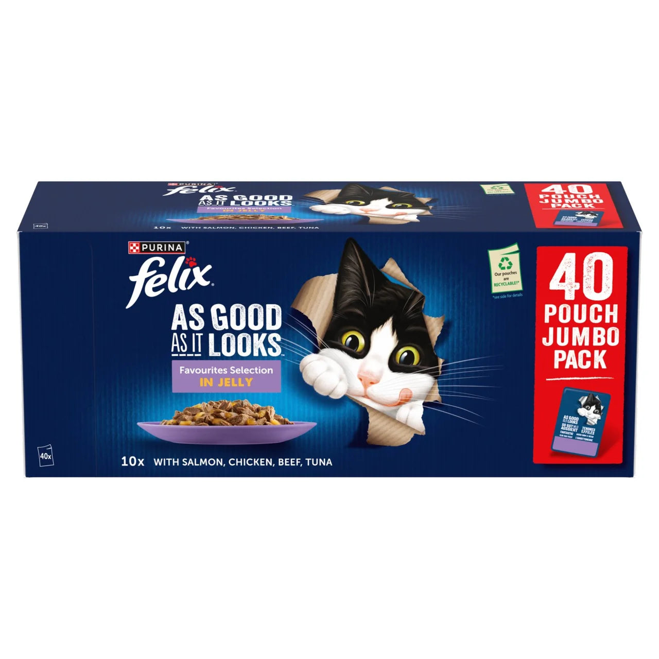 Felix As Good As it Looks Favourites Selection Wet Cat Food 40 x 85g