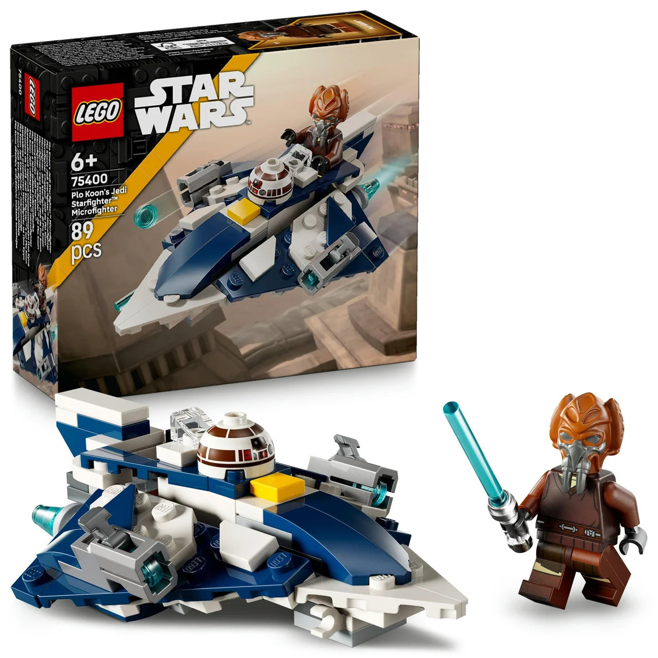 LEGO Star Wars TM Plo Koon's Jedi Starfighter Microfighter 75400 6+