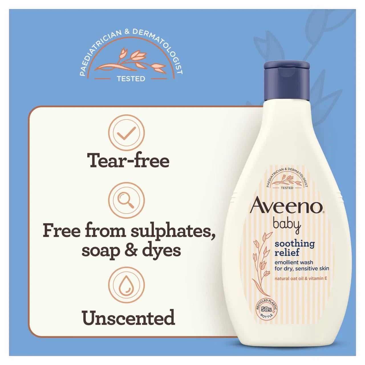 Aveeno Baby Soothing Relief Emollient Wash 250ml