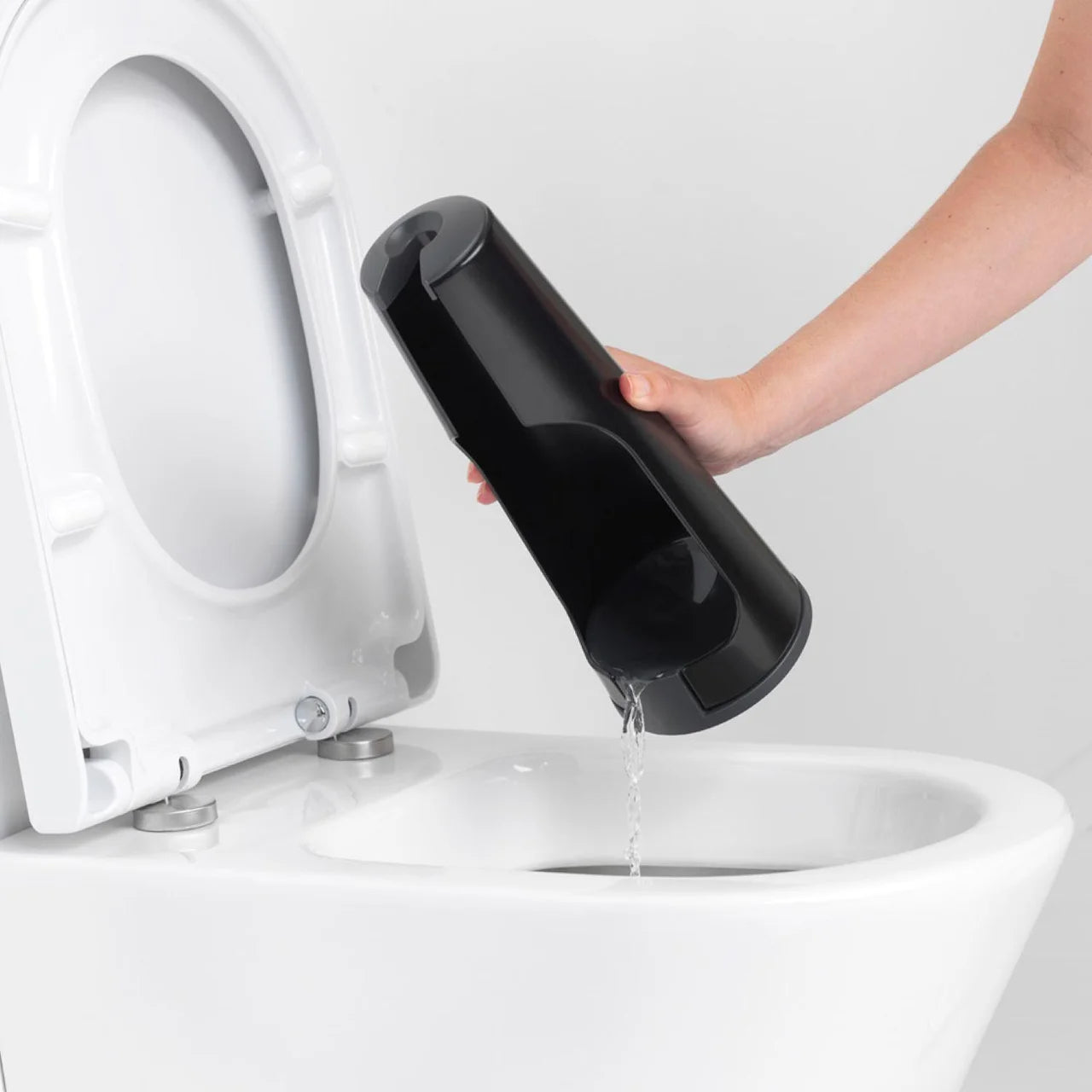 Brabantia ReNew Toilet Brush & Holder, Matte Black