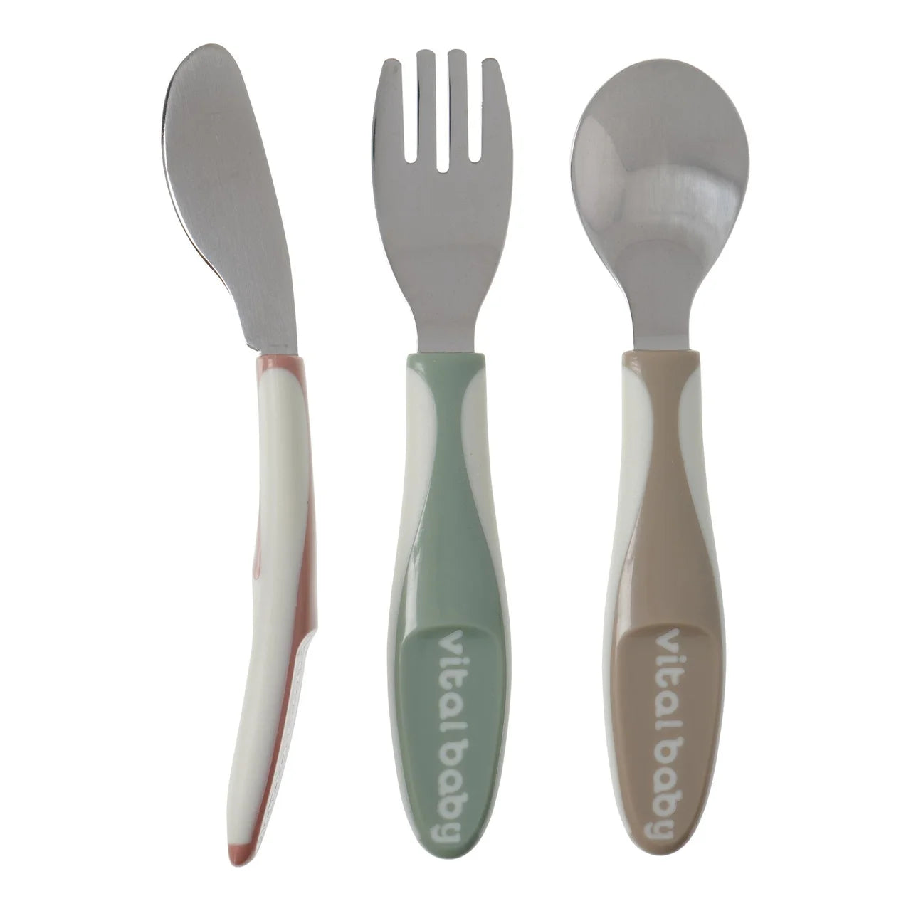 Vital Baby Nourish Big Kid Cutlery 3pk - natural 3 per pack
