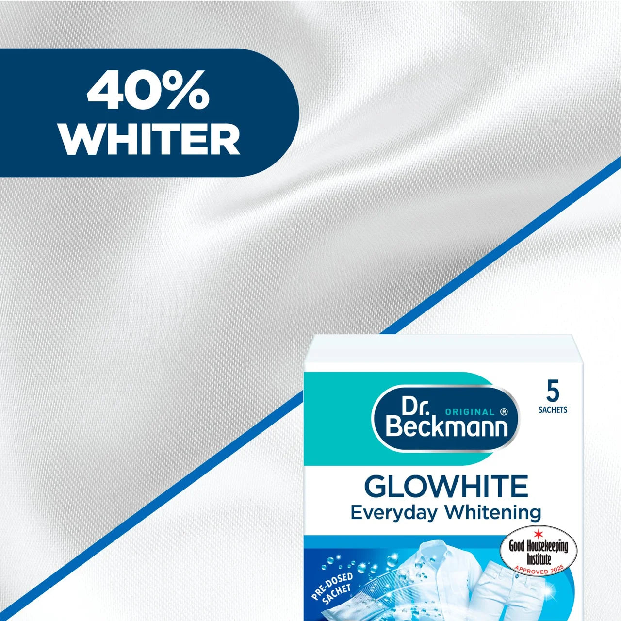 Dr. Beckmann Glowhite Intensive Whitener Powder 5 x 40g