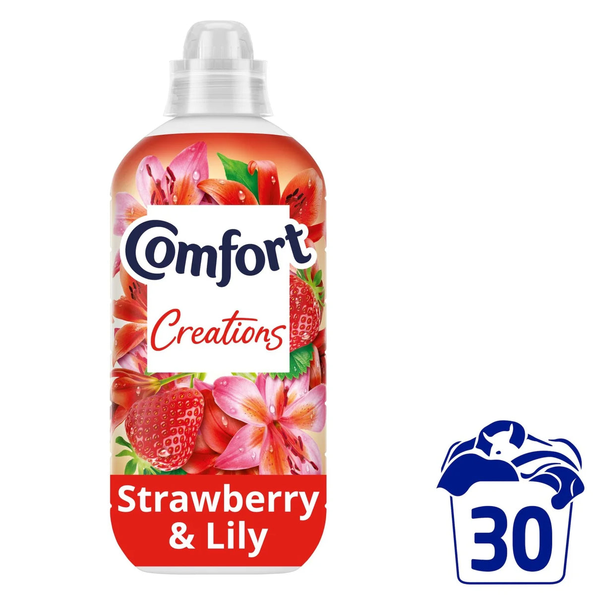 Comfort Creations Fabric Conditioner Strawberry and Lily 30 Washes 900ml