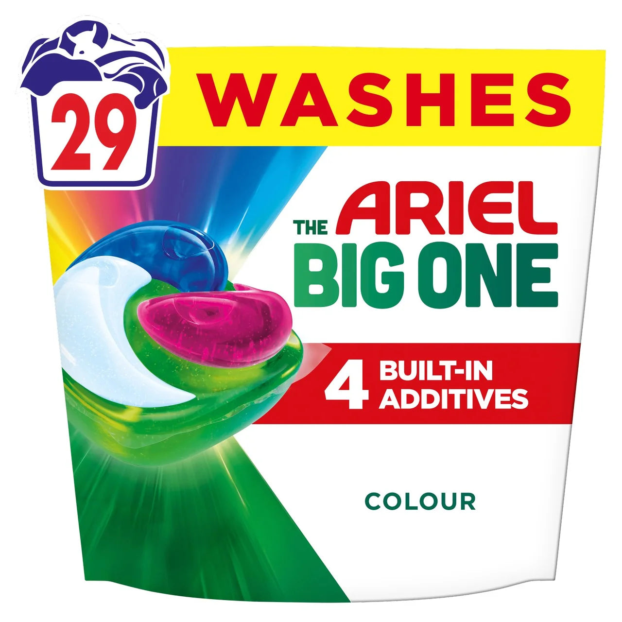 Ariel The Big One Colour Washing Liquid Pods 29 Washes