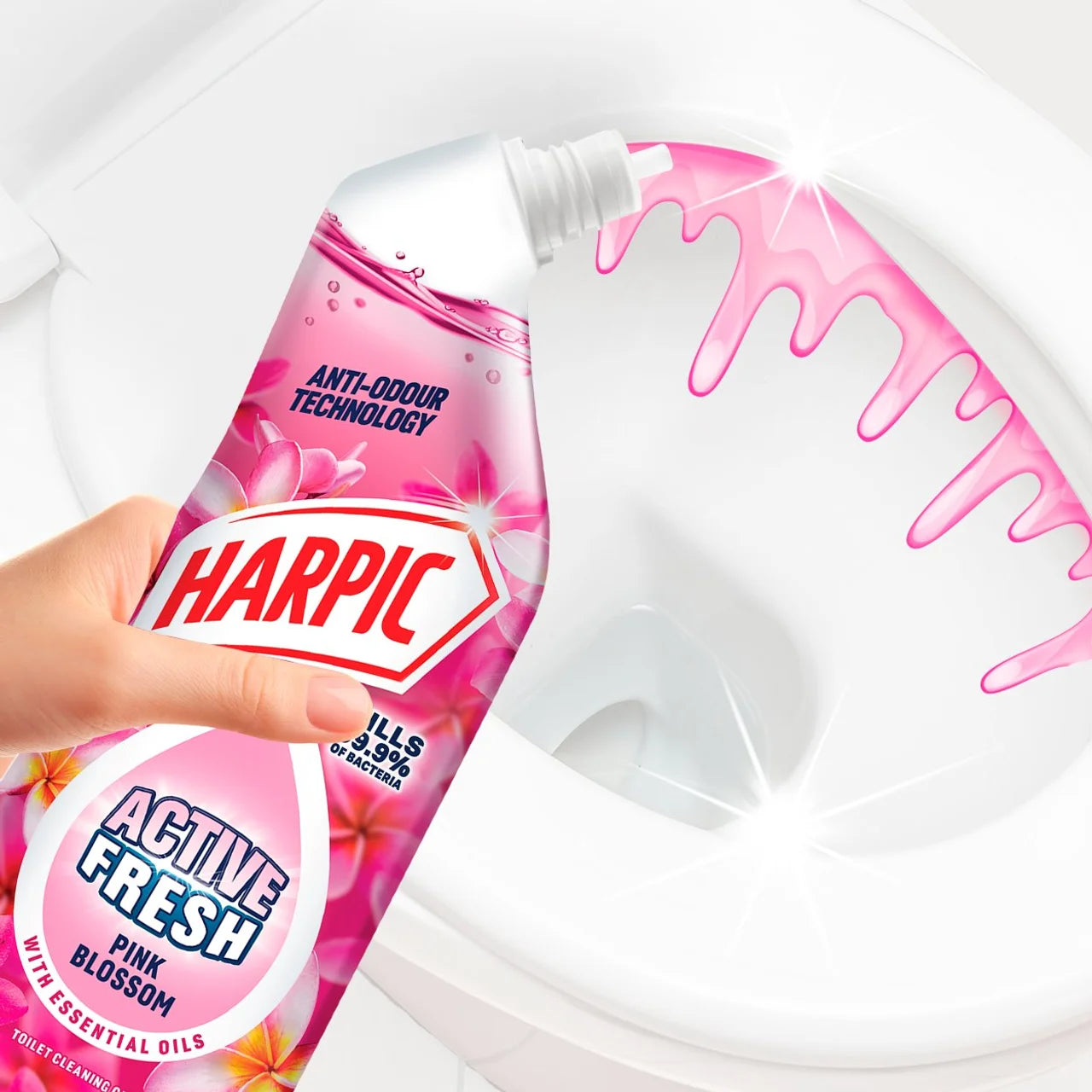 Harpic Active Fresh Sunshine Rituals Limited Edition Toilet Cleaner Gel 750ml