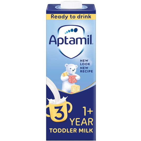 Aptamil 3 Baby Toddler Milk Formula Liquid 1-3 Years 1L
