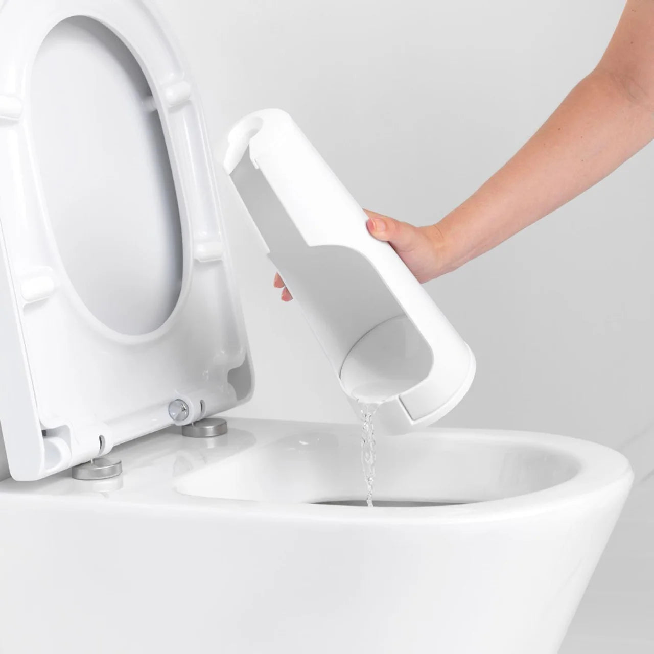 Brabantia ReNew Toilet Brush & Holder, White