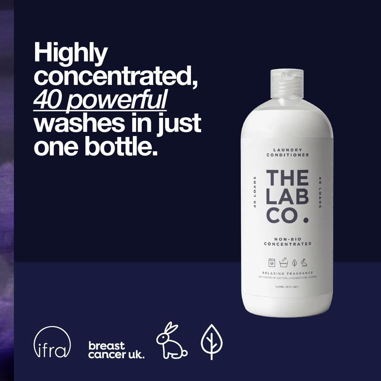 The Lab Co. Relaxing Non-Bio Fabric Conditioner 1L