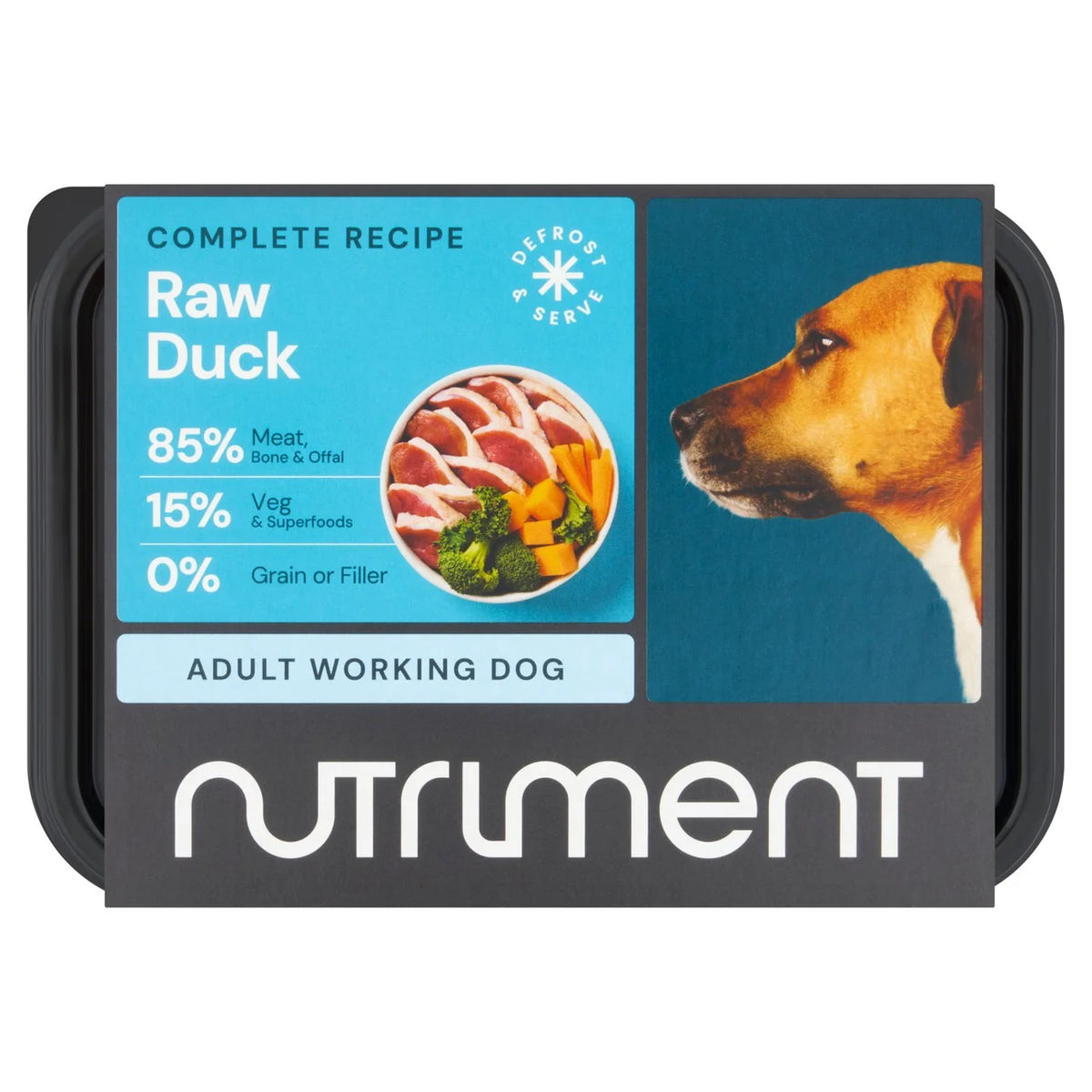 Nutriment Duck Formula Raw Dog Food 500g