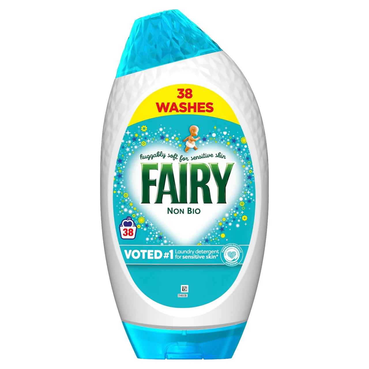 Fairy Non Bio Washing Liquid Gel For Sensitive Skin 38 Washes 1.254L