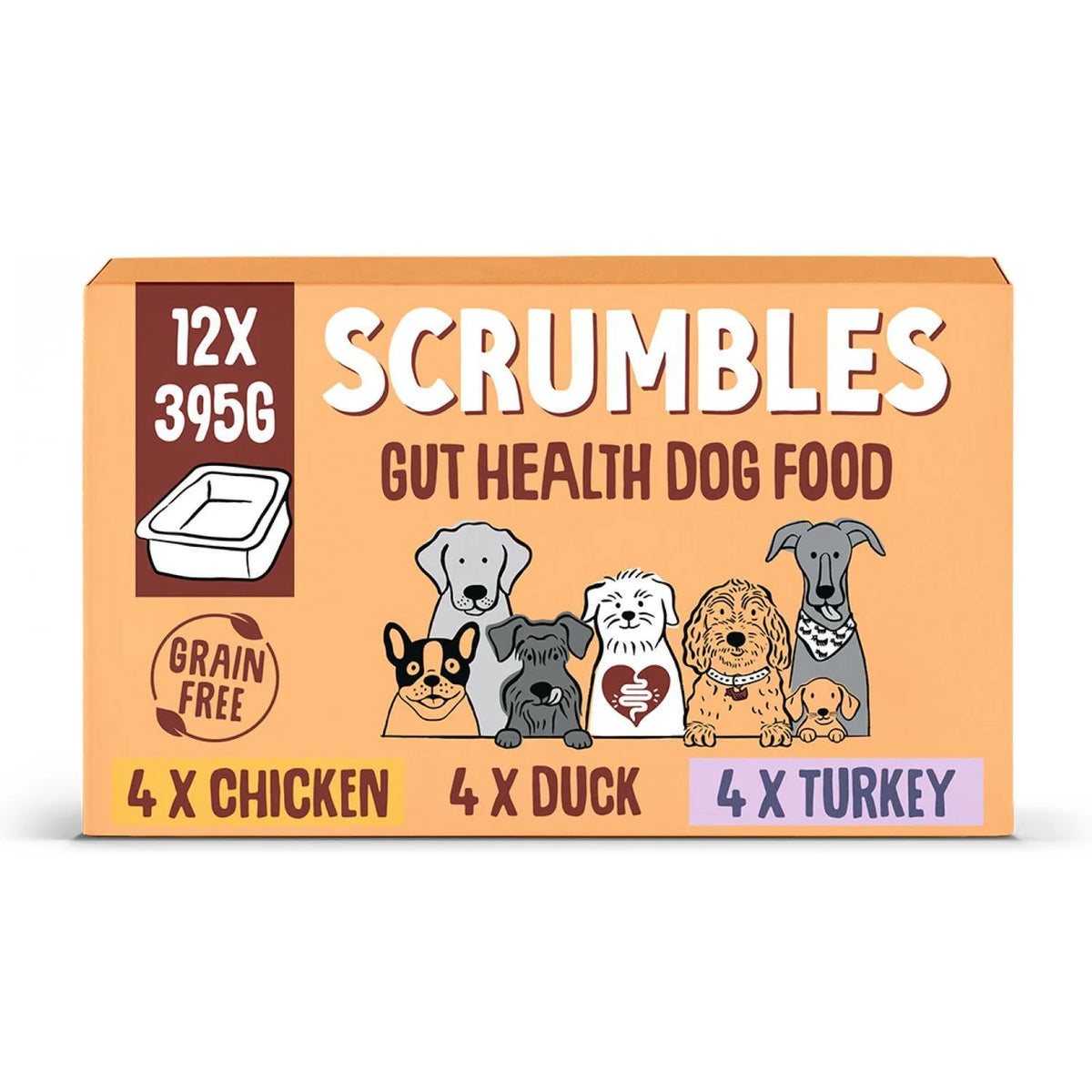 Scrumbles Wet Dog Food Multipack XL 12 x 395g