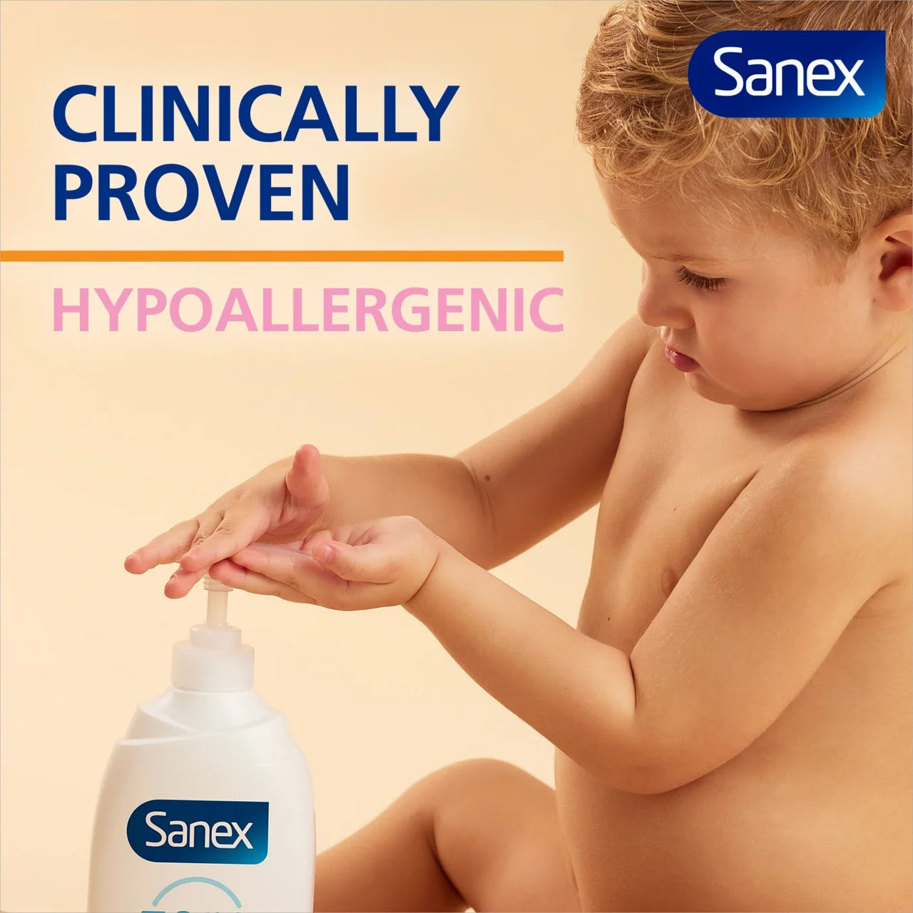 Sanex Zero% Nourishing Baby Bath & Wash 450ml