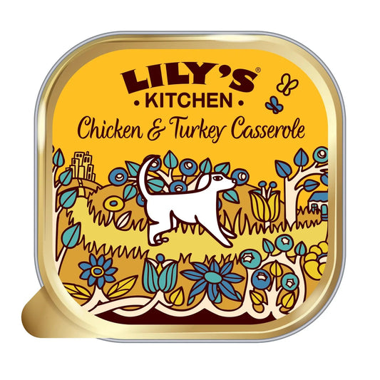 Lily's Kitchen Chicken & Turkey Casserole for Dogs 150g