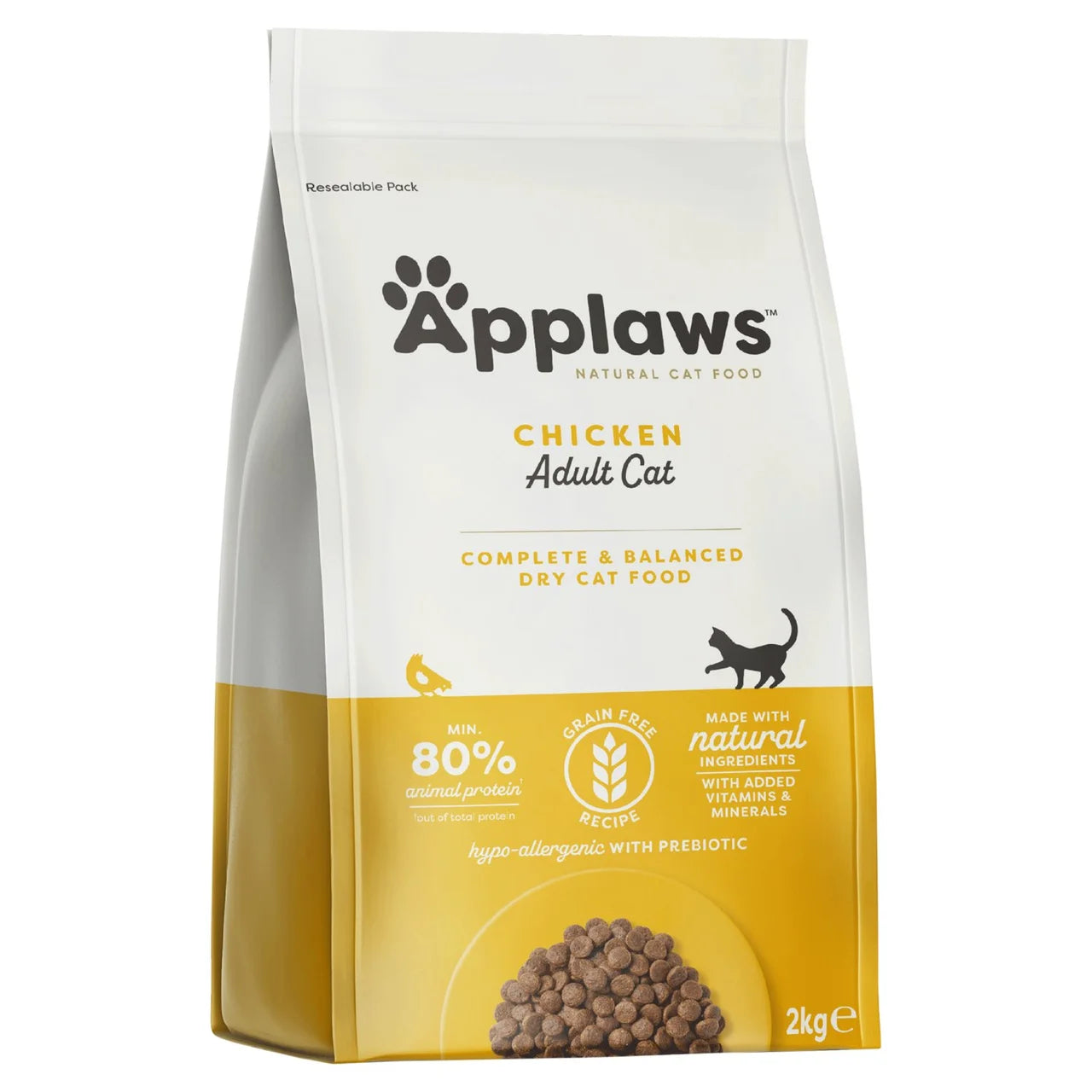 Applaws Natural Adult Dry Cat Food Chicken Grain Free 2kg