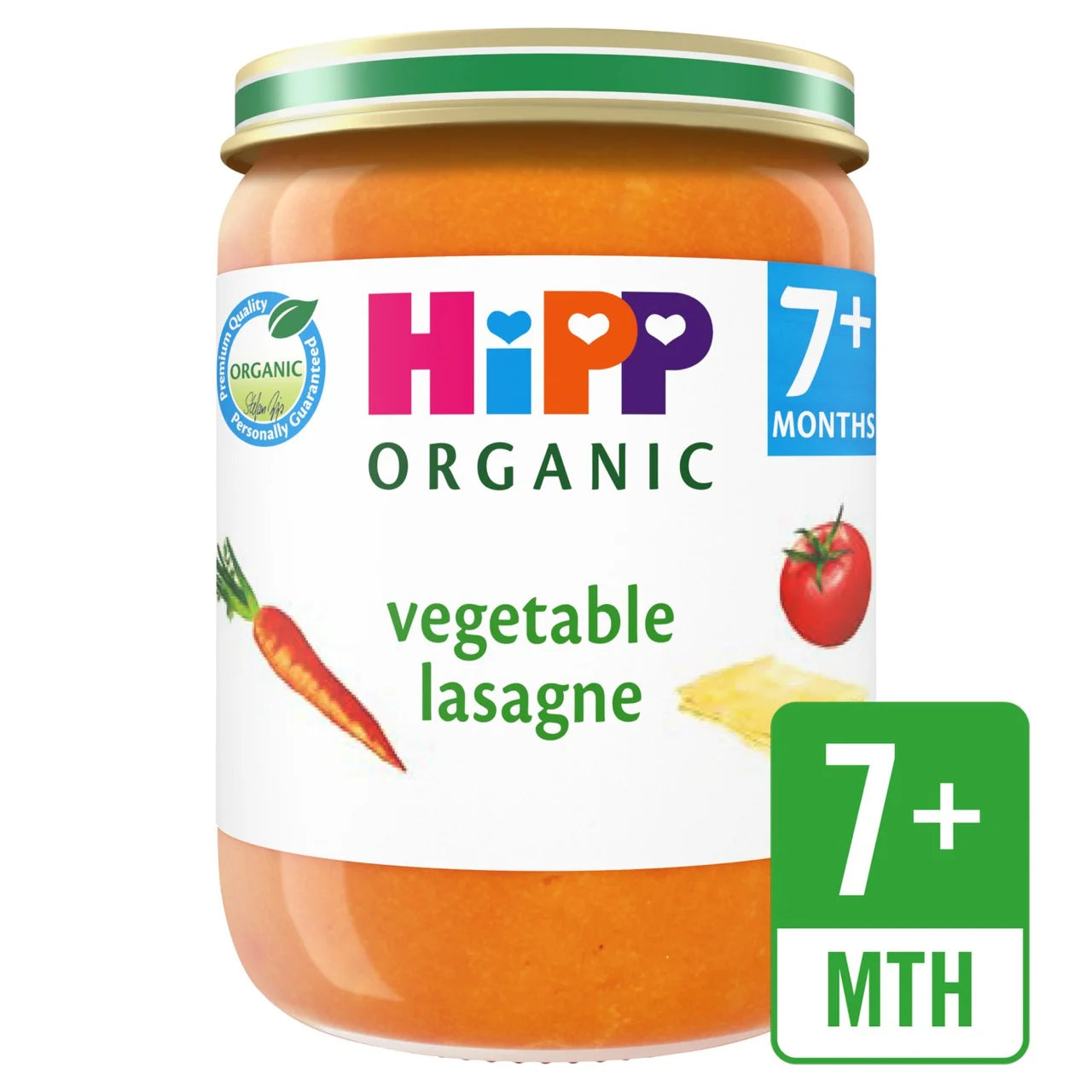 HiPP Organic Vegetable Lasagne Baby Food Jar 7+ Months 190g