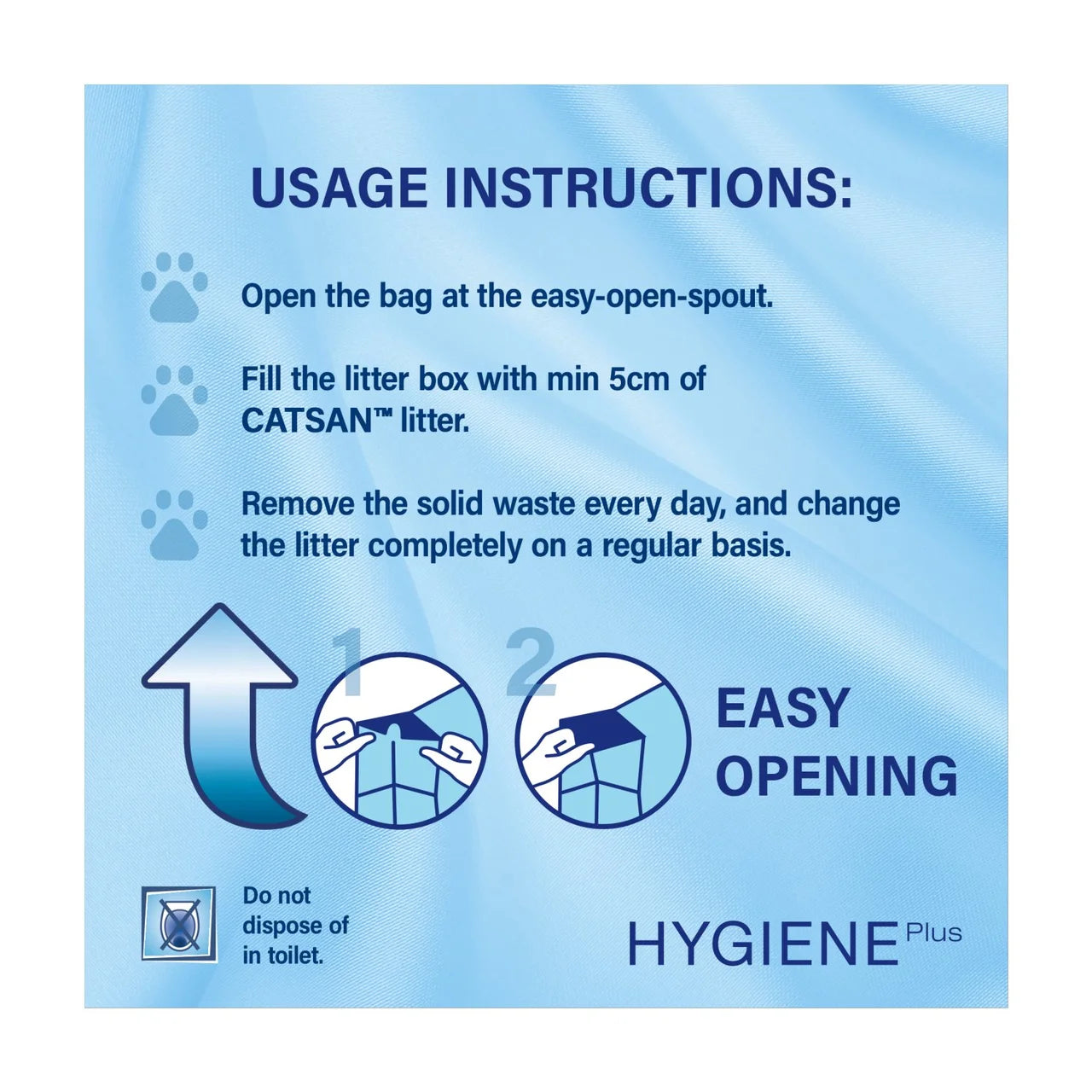 Catsan Hygiene Non-Clumping Odour Control Cat Litter 5L