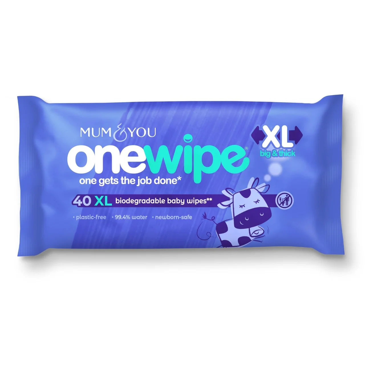 Mum & You OneWipe XL Wet wipe 4 Pack , 40 per pack