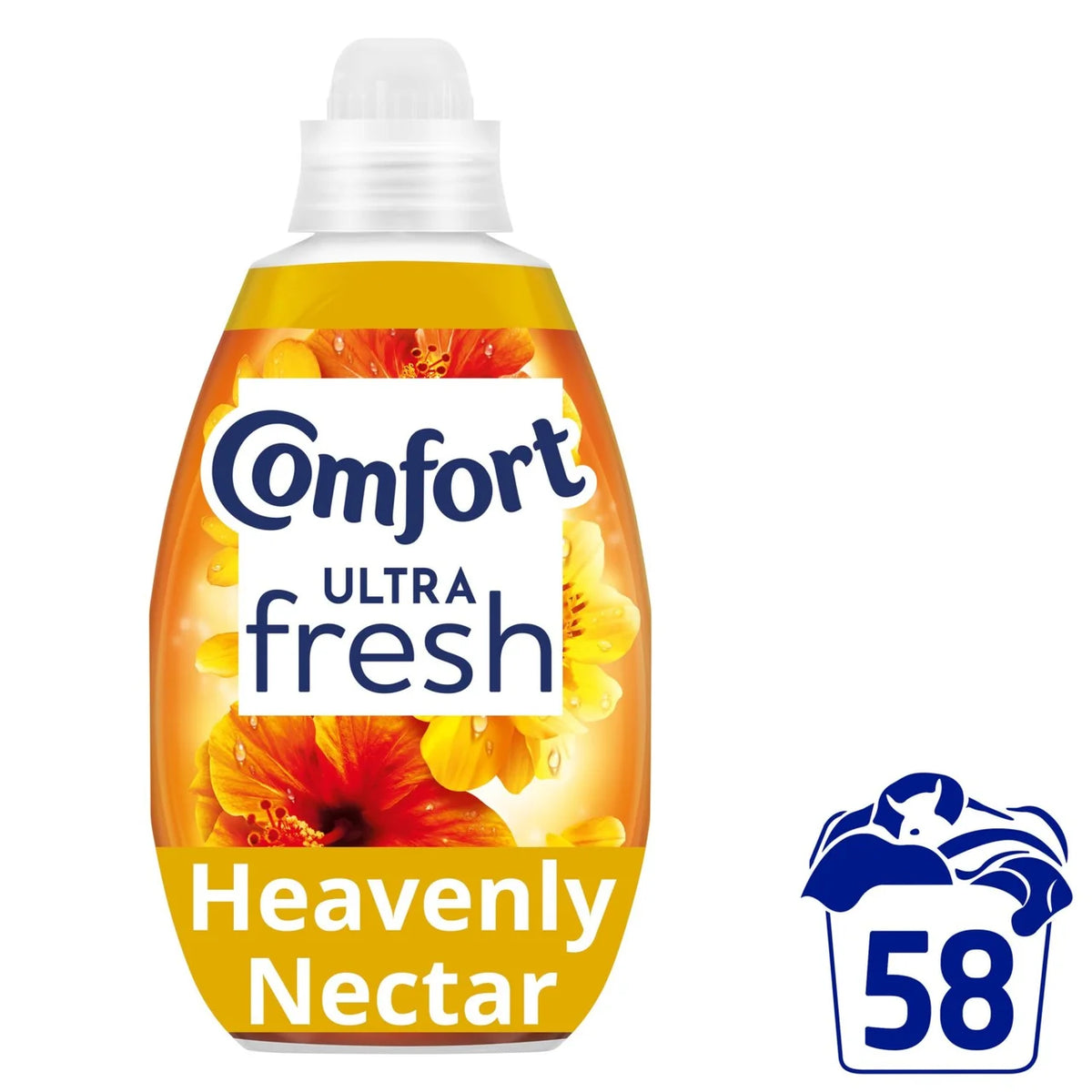 Comfort Ultra Fresh & Protect Heavenly Nectar Fabric Conditioner 58 Washes 870ml