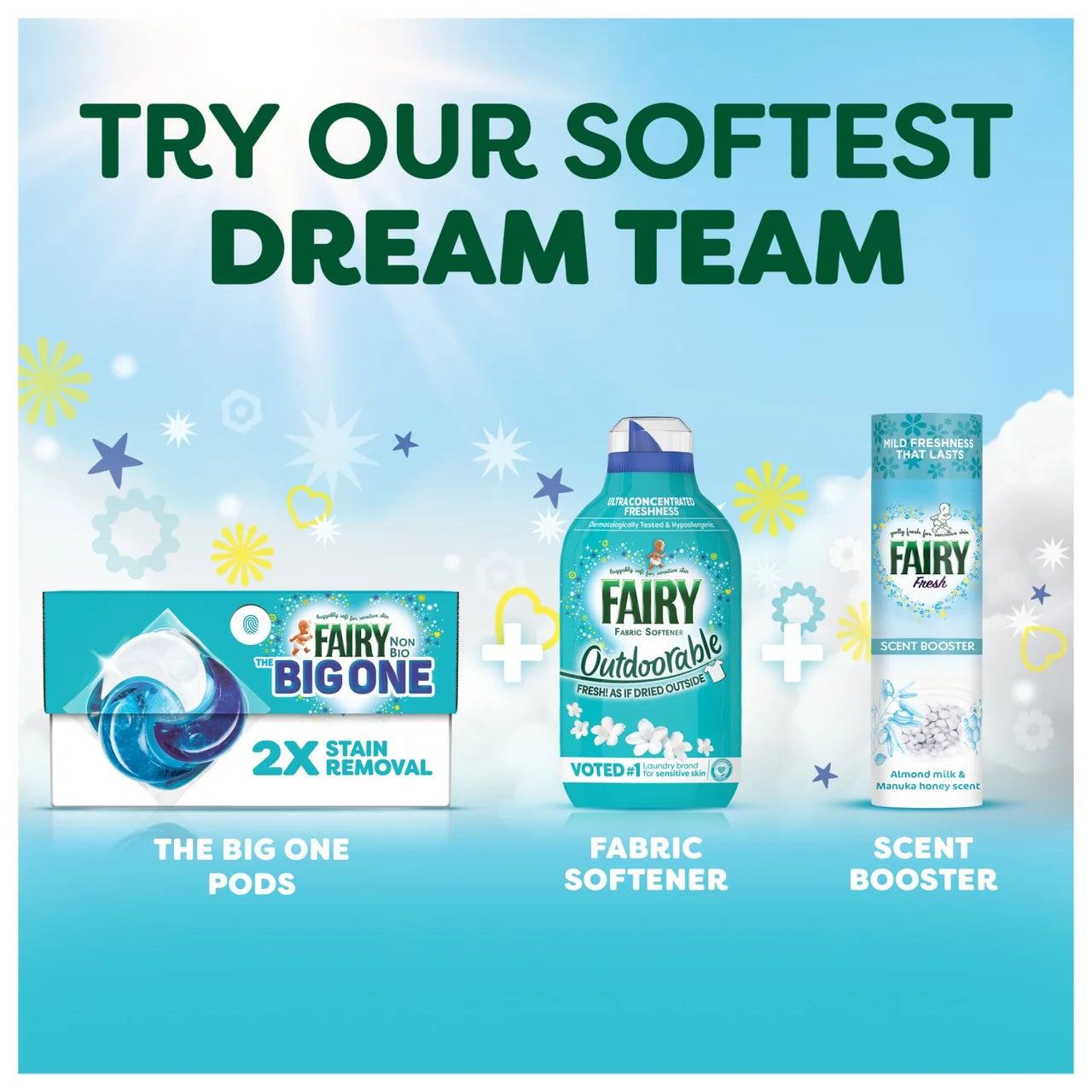Fairy Non Bio In-Wash Scent Booster Beads 155g