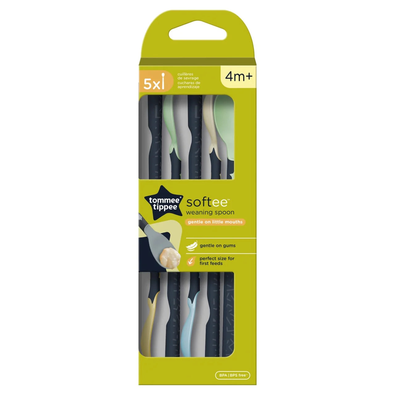 Tommee Tippee Baby Weaning Spoons 5 per pack