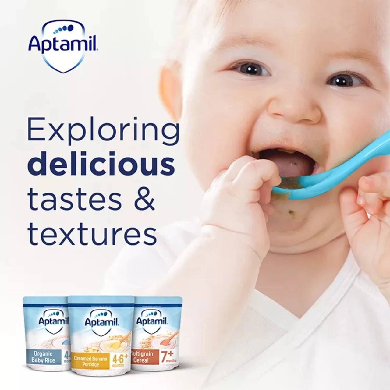 Aptamil Creamy Porridge Baby Cereal 4+ Months 125g