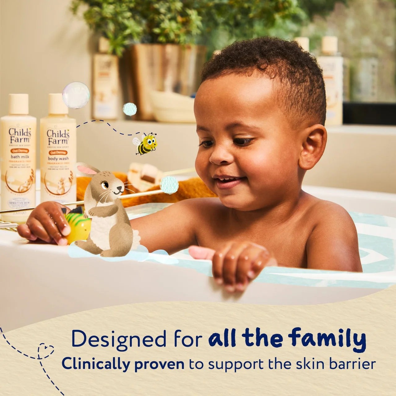 Childs Farm OatDerma Bath Milk Fragrance-Free 250ml