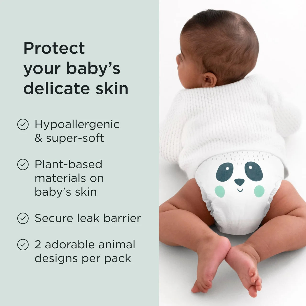 Kit & Kin Hypoallergenic Nappies Size 2 (4-8kg) 38 per pack