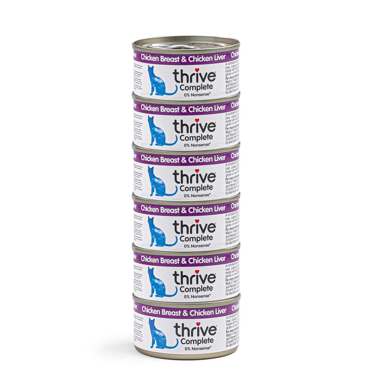 Thrive Complete Cat Food Chicken Breast & Chicken Liver 6 x 75g