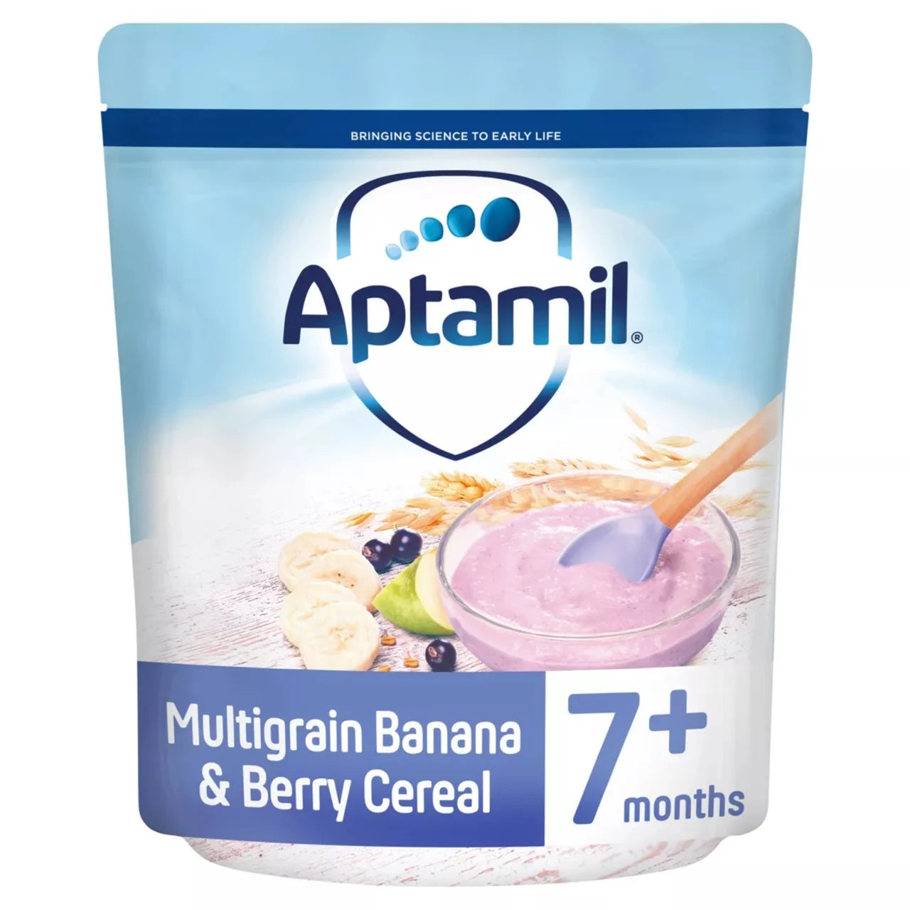 Aptamil Banana & Berry Multigrain Porridge Baby Cereal 7+ Months 200g