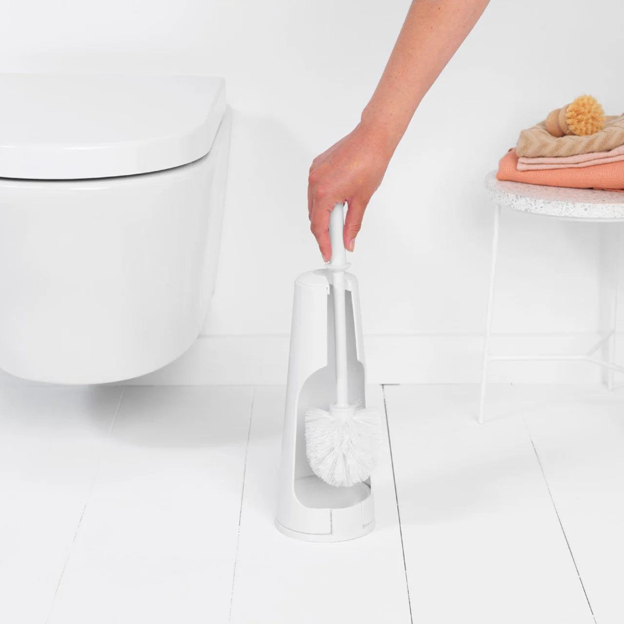 Brabantia ReNew Toilet Brush & Holder, White