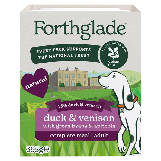 Forthglade National Trust Wet Dog Food Duck & Venison with Beans & Apricot 395g